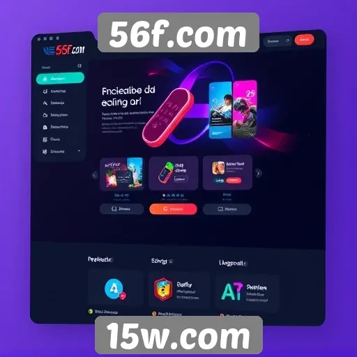 Explorando a interface do usuário do 56f.com